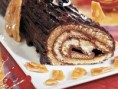 Tronco de chocolate de Navidad
